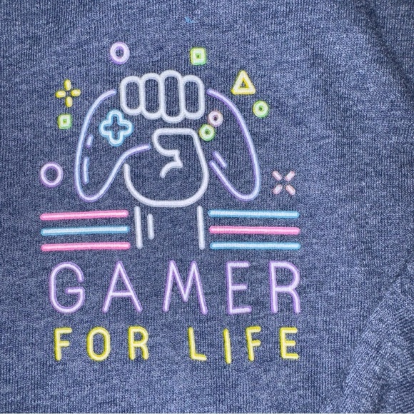 Women's Blue Gamer Long Sleeve Tee, NWOT - Picture 3 of 5